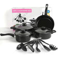 13PCS Non-Stick Pots and Pans Set  for Induction Cooker Low Oil Smoke