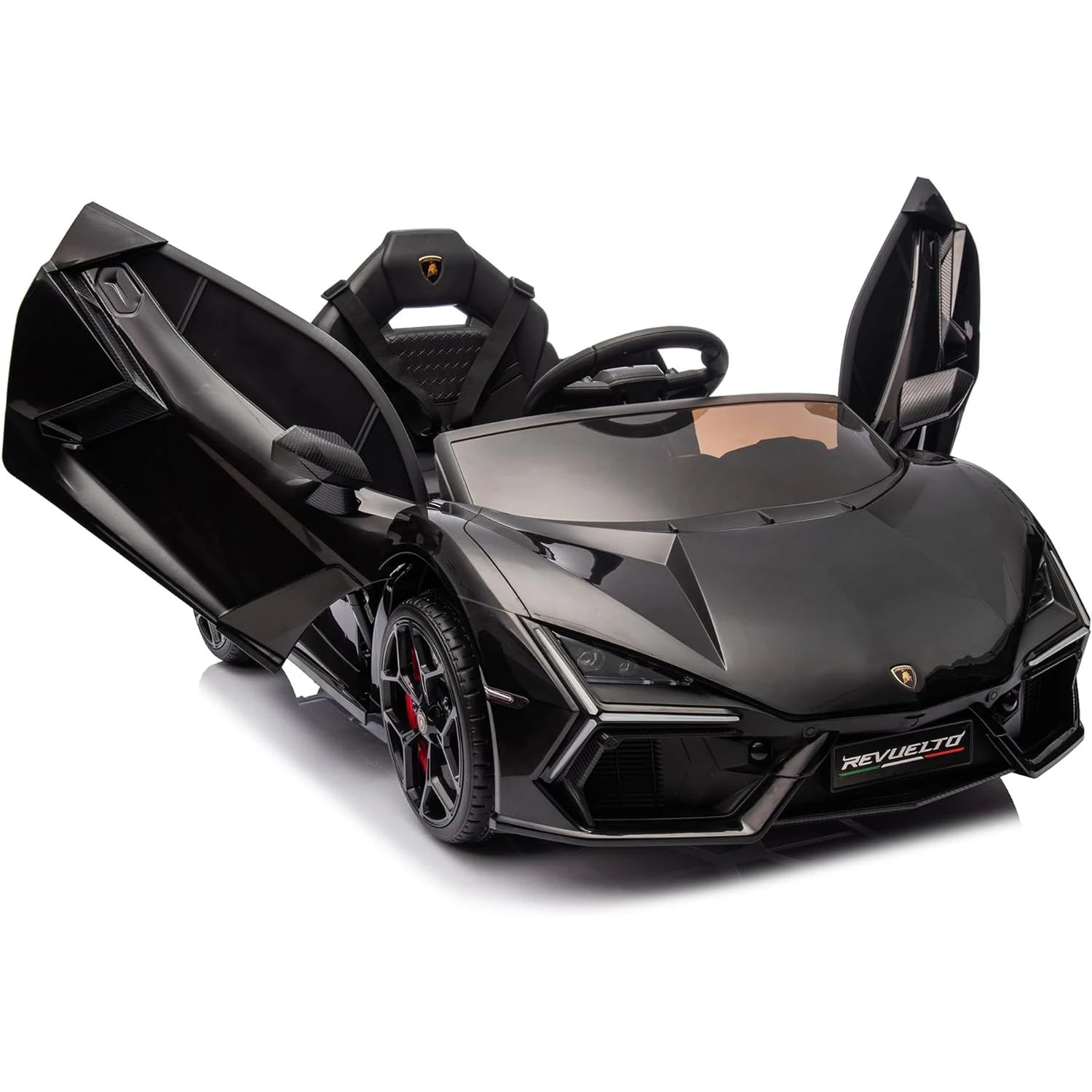 3-8 Years Ride On  Electric Car with Bluetooth, USB Music, Remote Control, & Headlights