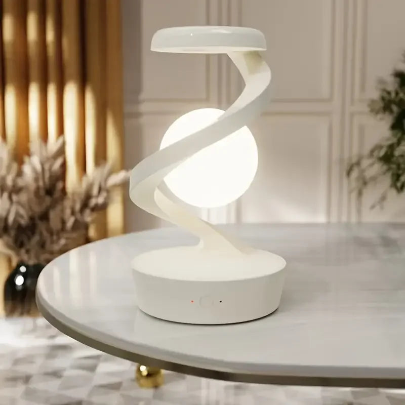 Wireless LED Bedside Night Light-Motion Activated, Rechargeable Table Lamp