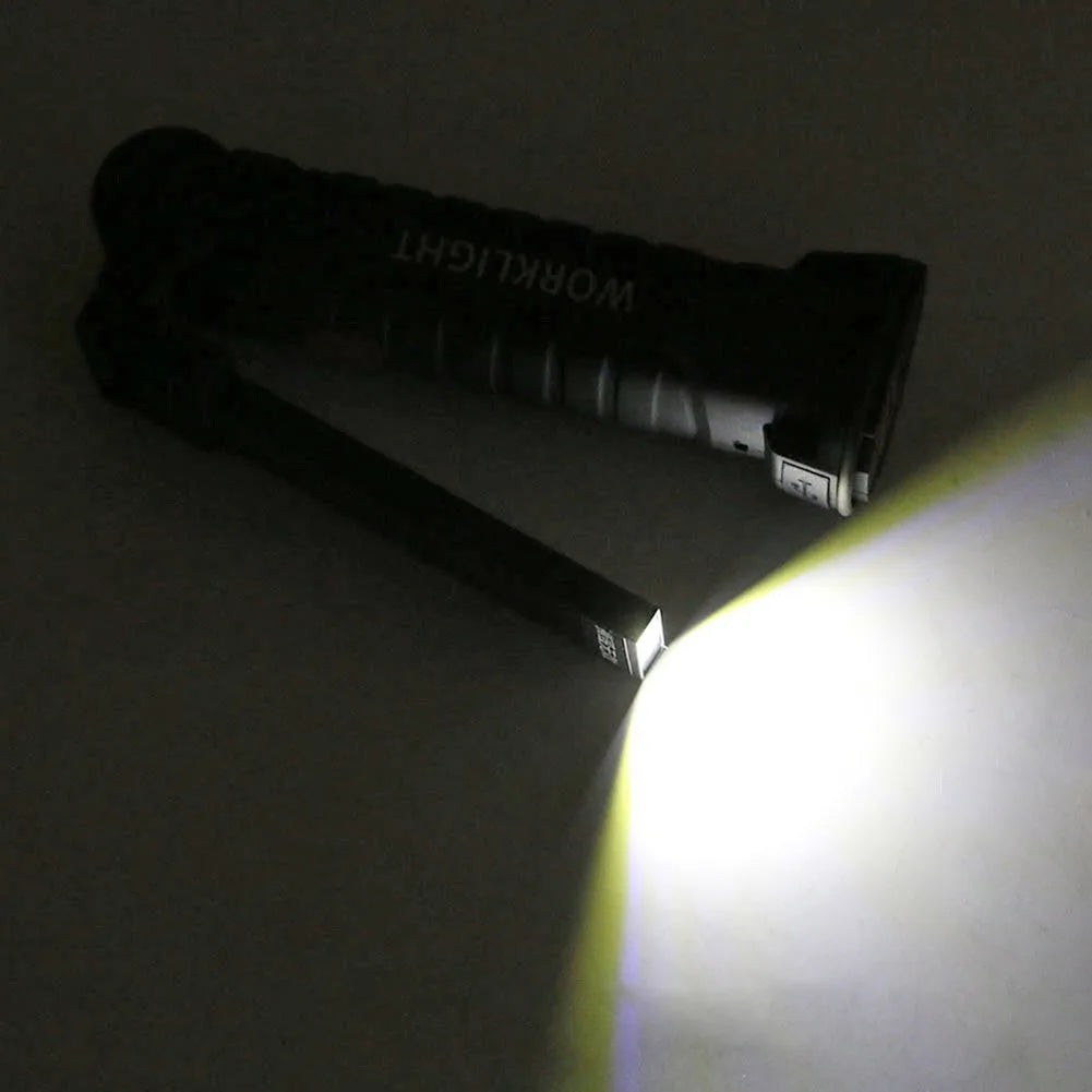 COB LED  Rechargeable Torch Waterproof Work Light Magnetic Lantern