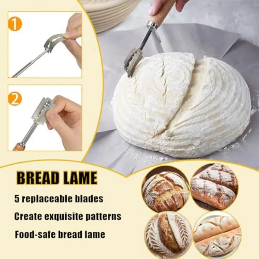 Sourdough Bread Making Tool Set- 6 Piece Baking Kit