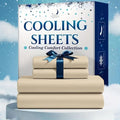 4pcs/6pcs Bamboo Cooling Queen Size Sheet Set - Breathable And Comfortable - For Hot Sleepers