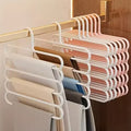 Non-Slip Multi-Layer Pants Hanger,, Prevents Sliding, Keeps Pants Neat & Tidy