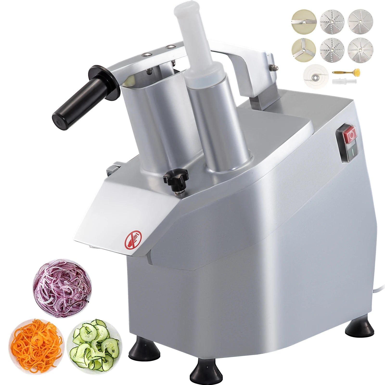 Electric Vegetable Cutter, Slicer, Chopper- & Shredder-  Food Processor Kitchen Tool