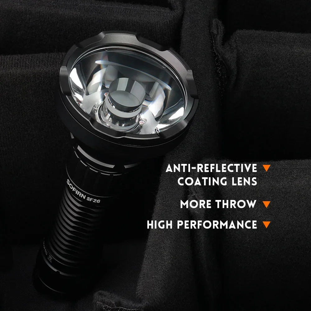 Tactical Flashlight Type-C Rechargeable Portable Powerful  Camping EDC Flashlight