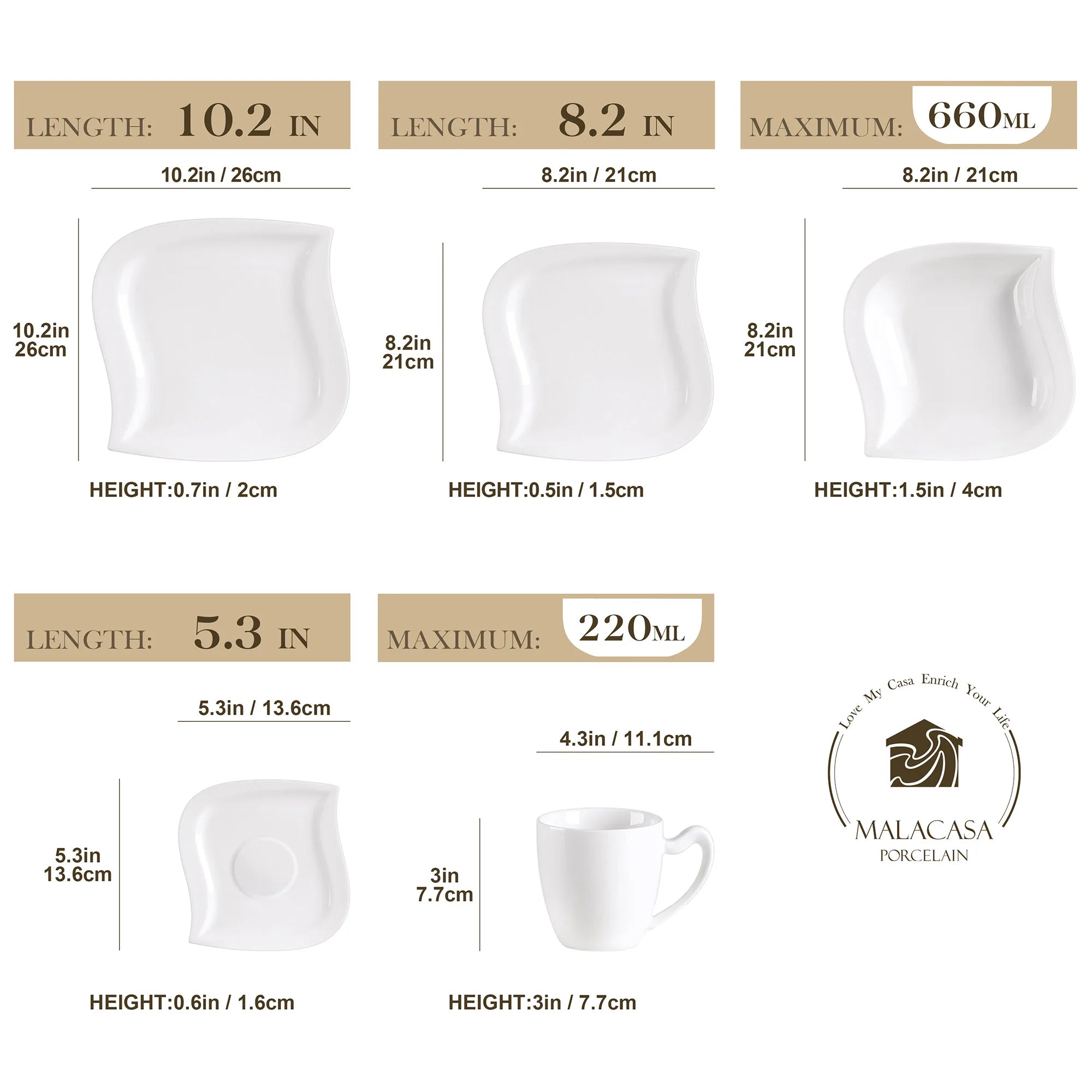30/60 Piece White Porcelain Dinner Set with Cups Saucers Dessert Soup Dinner Plates Tableware Service for 6/12
