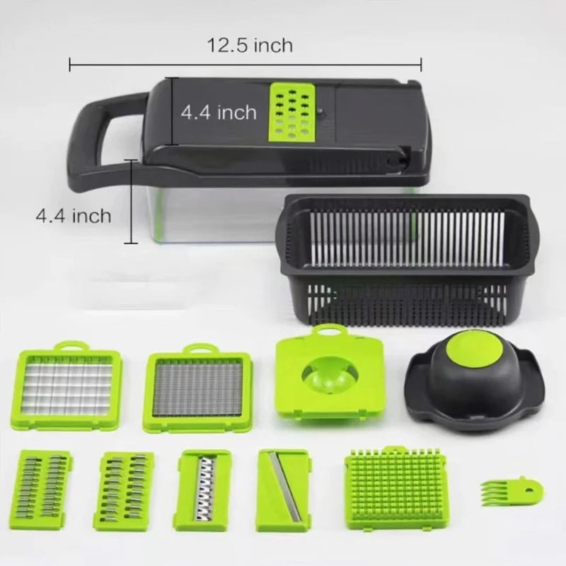 Vegetable Chopper, Multi-Functional  Kitchen Slicer Dicer