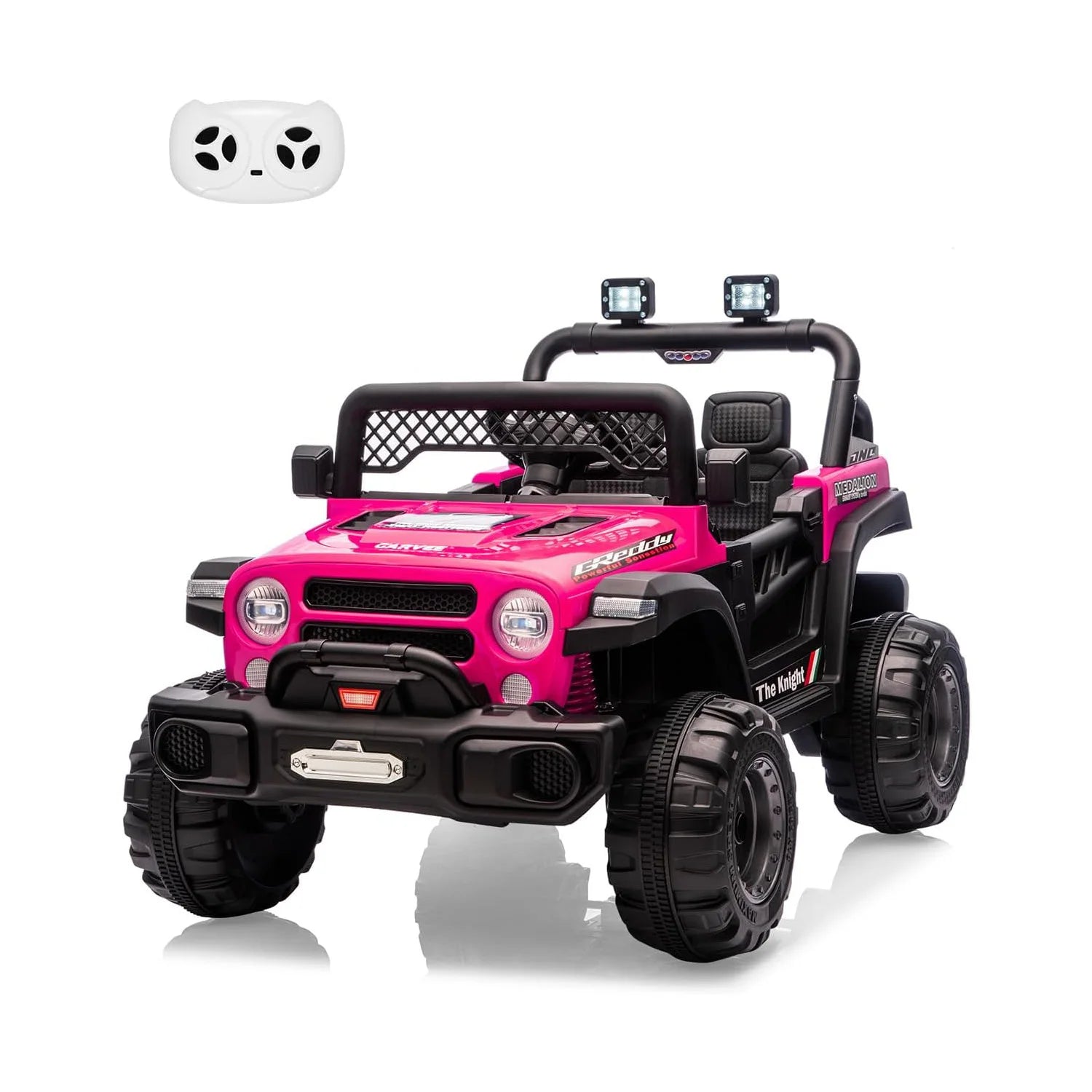 12V 2 Seater Kids Ride-On Electric Car with Remote Control, Music & LED Lights