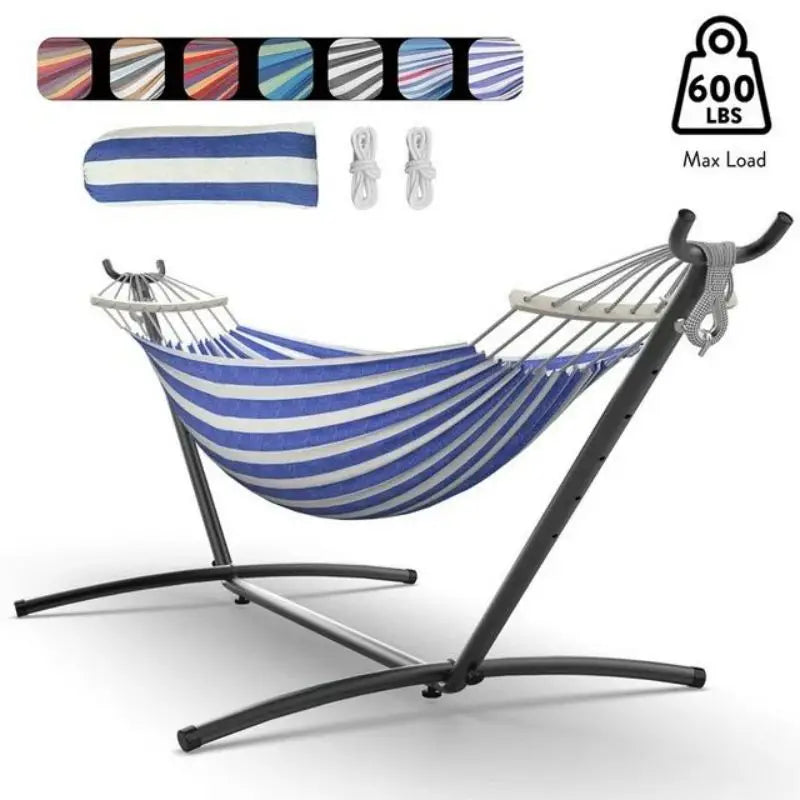 Gyroor portable   Hammock  bed with stand, 600lb Capacity ,with Storage Bag included
