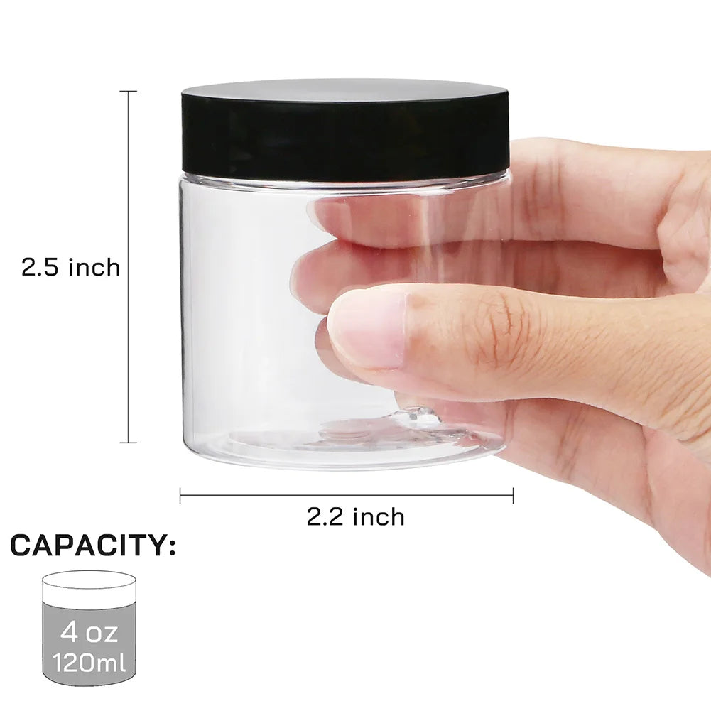 12PCS Transparent Airtight Food Storage Containers, Large-Capacity Moisture-Proof Grain Jars