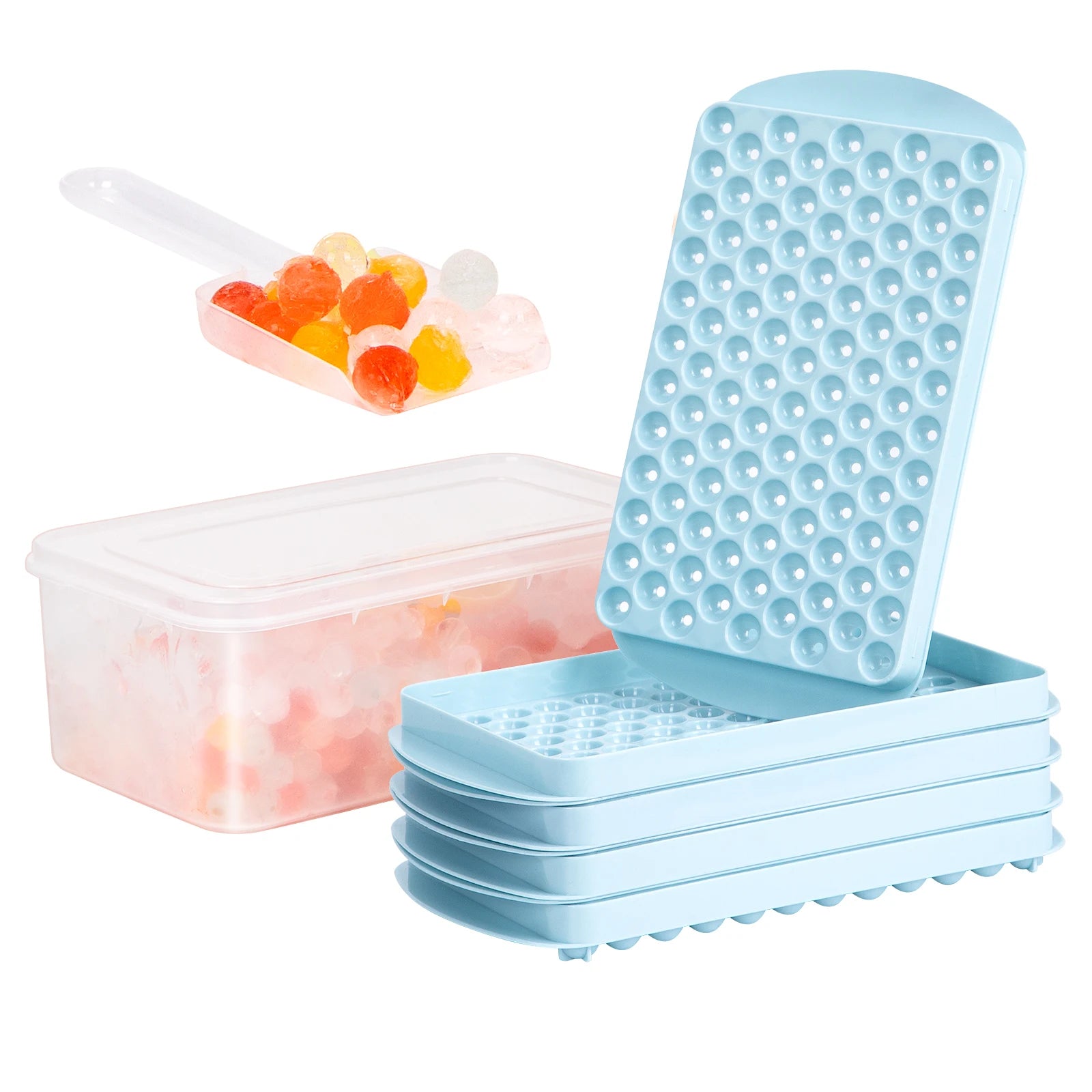 Mini Round Ball Ice Cube Tray 104 Holes