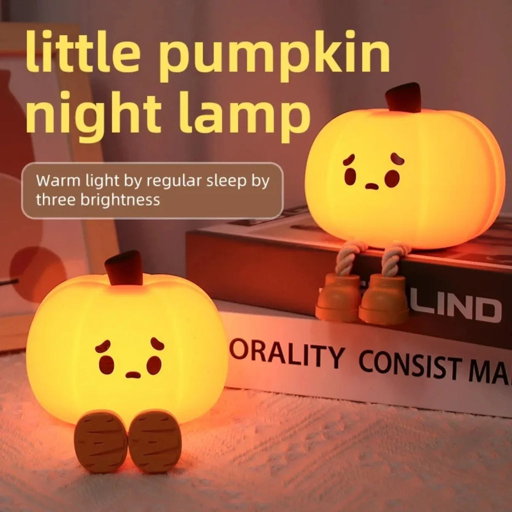 Cute Animal LED Night Light Rechargeable Dimmable Silicone  Lamp for kids