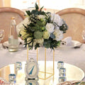 10pcs Gold Wedding Table Centerpiece  Metal Flower Vase (15.7inch)