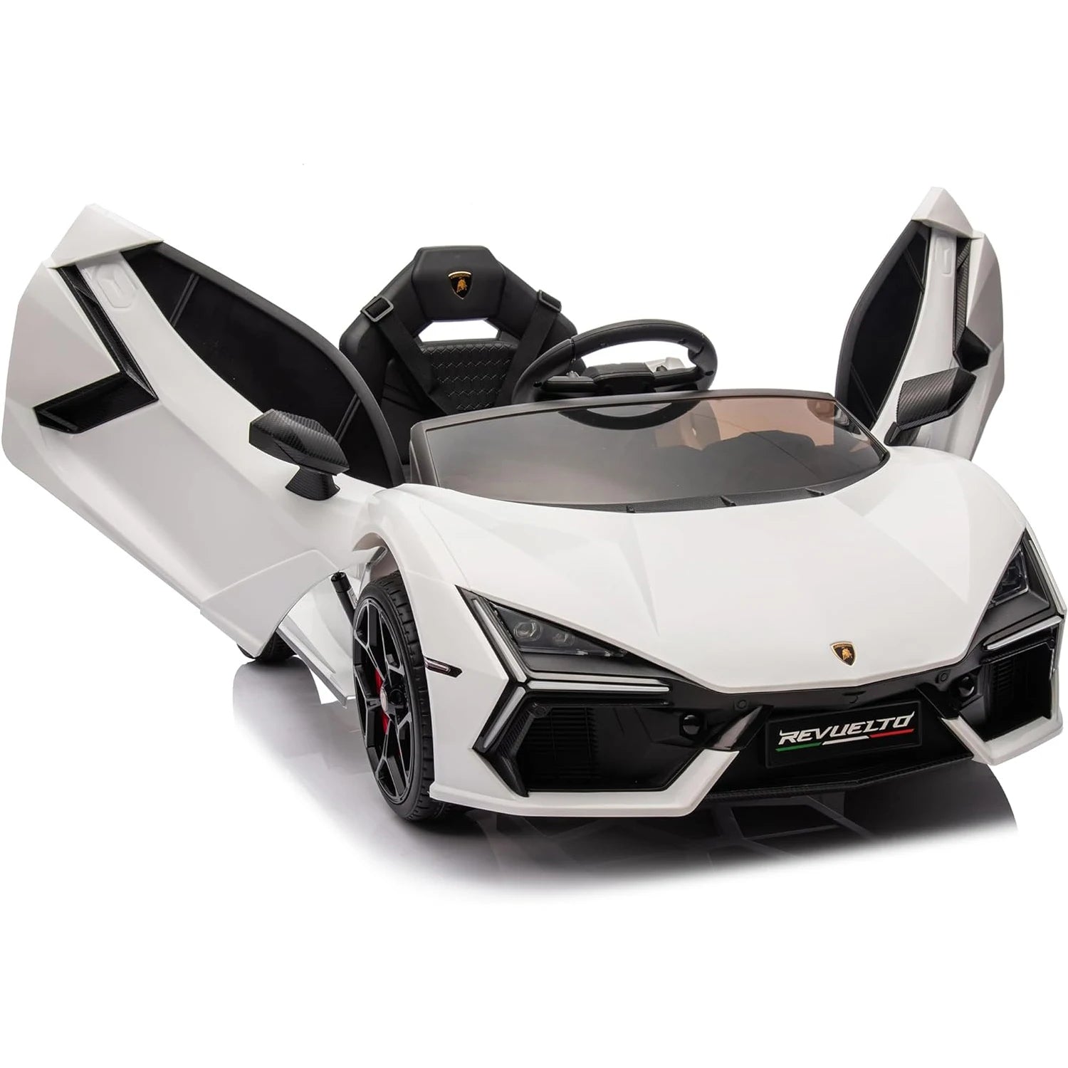 3-8 Years Ride On  Electric Car with Bluetooth, USB Music, Remote Control, & Headlights