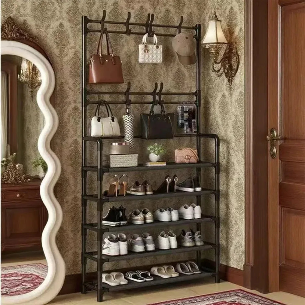 Large-Capacity Entryway Shoe Rack Organizer  for Shoes Bags & Slippers,