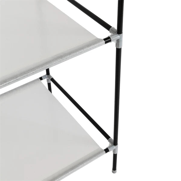 71" Portable Closet Wardrobe Clothes Rack  Organizer with Shelf