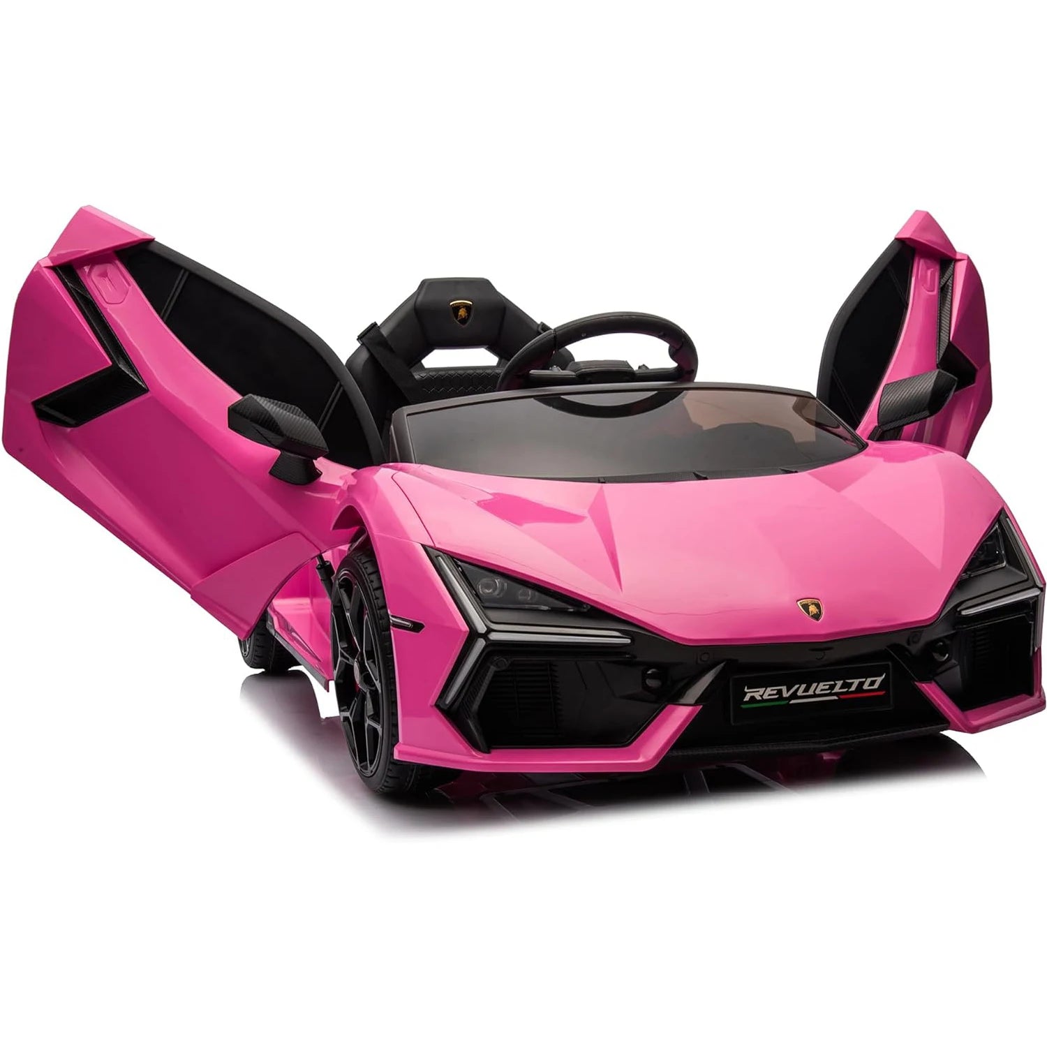 3-8 Years Ride On  Electric Car with Bluetooth, USB Music, Remote Control, & Headlights