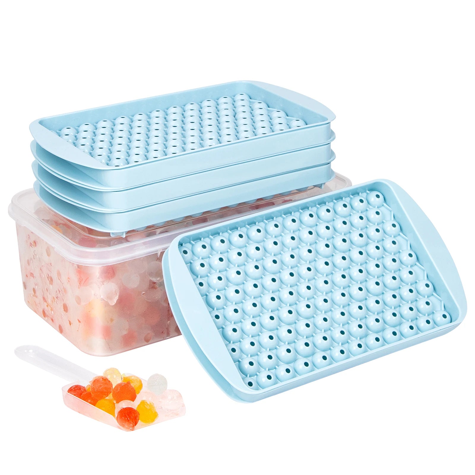 Mini Round Ball Ice Cube Tray 104 Holes