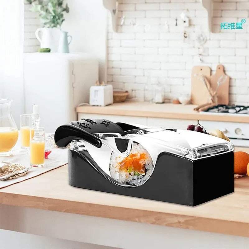 DIY Sushi Making Kit- Rice And Vegetable Seaweed Roll Mold Tool for Beginners, Japanese Press Set