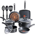 12-Piece Nonstick Cookware Set, Oven & Broiler Safe 360F, with Fry Pan