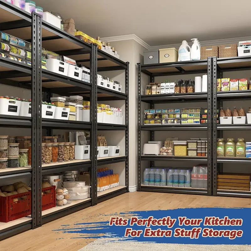 60/72 Inch two-piece set Heavy-duty Metal Storage Rack,