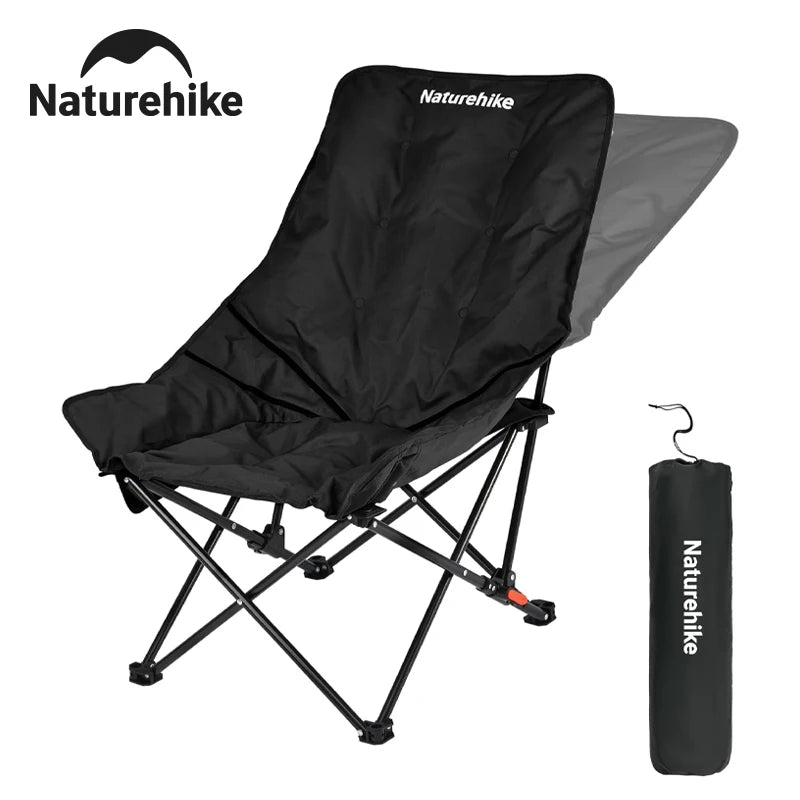 Recliner Outdoor Folding High Back Moon Chair Adjustable 2-Position  Portable