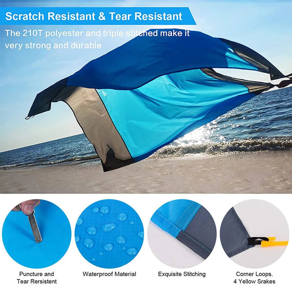 Waterproof portable camping & beach Blanket