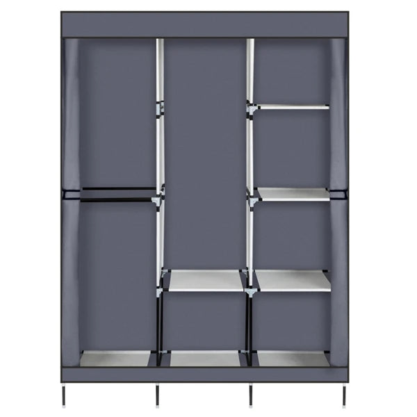 71" Portable Closet Wardrobe Clothes Rack  Organizer with Shelf