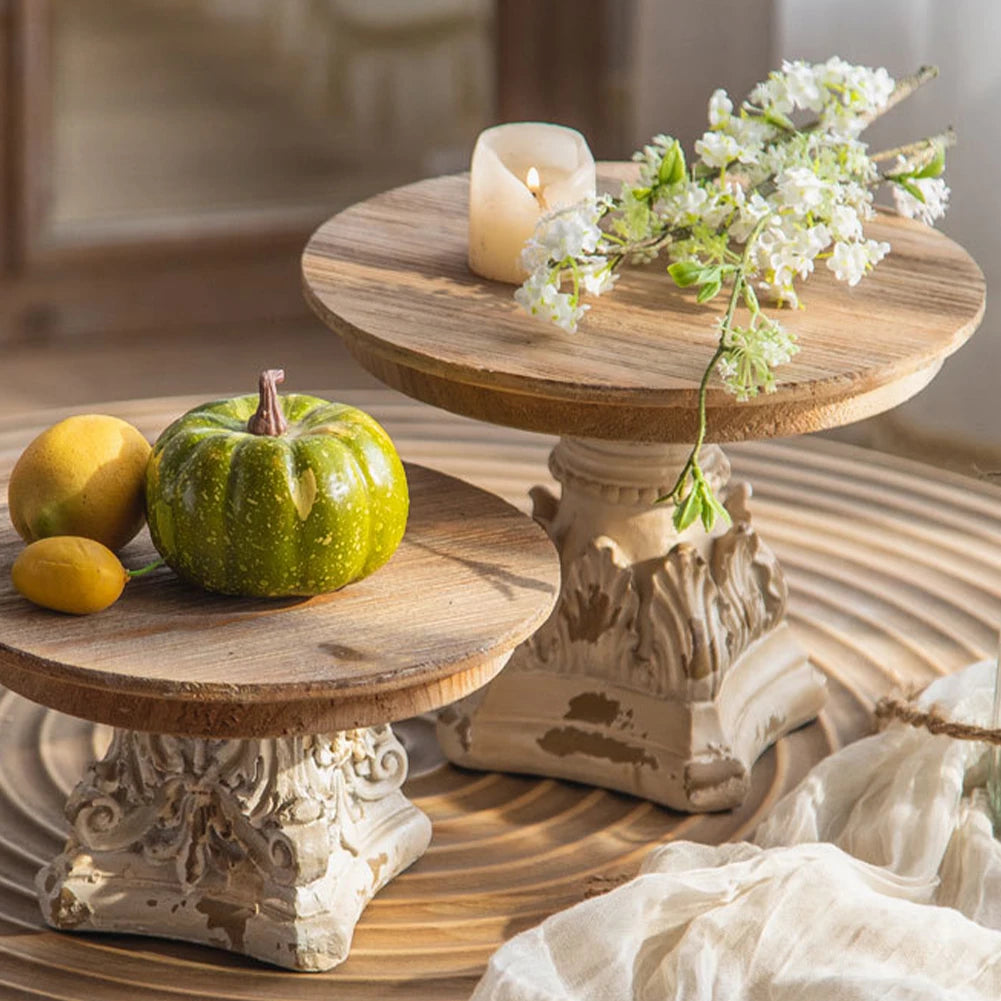 French Wood Tray Multifunctional  Vintage Carved Tray