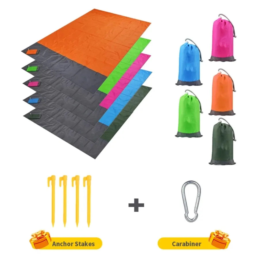 Waterproof portable camping & beach Blanket