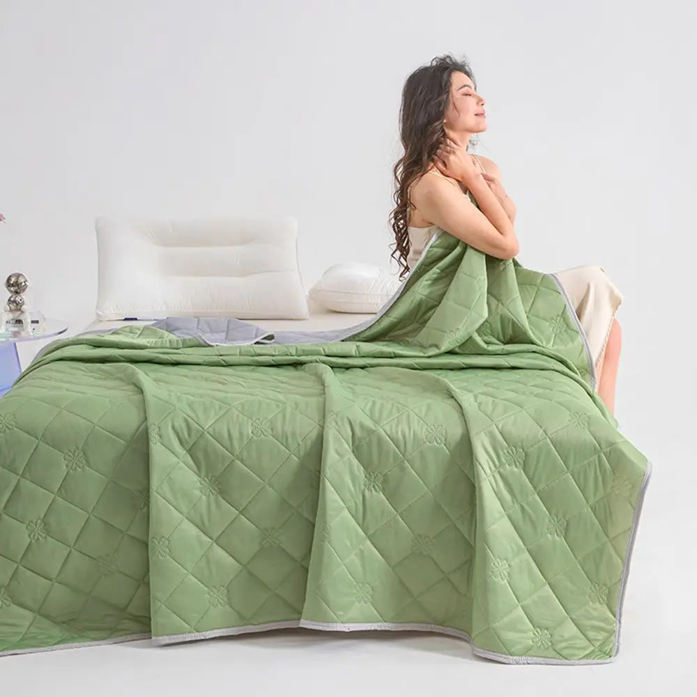 Extra Large & Wide Cooling Blanket -  (78”x90"/59”x78”) - Hypoallergenic, Smooth & Breathable