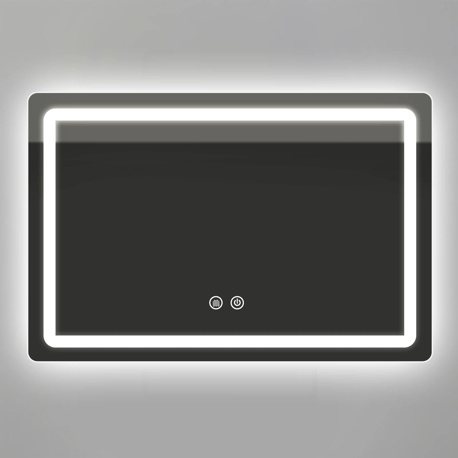 LED Bathroom Vanity Mirror Wall  With Lights Stepless Dimmable Lighted  For Wall Rectangle