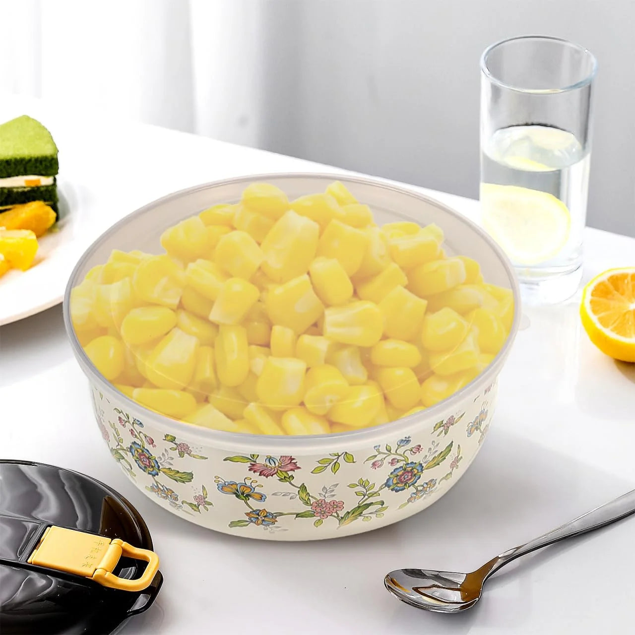 5PCS  Steel Mixing Bowls with Lids,