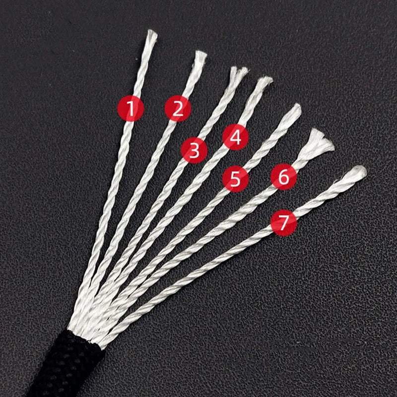 5M/15M/30M 4mm 7-Core 550 Paracord Rope for Camping, Survival & outdoor Use
