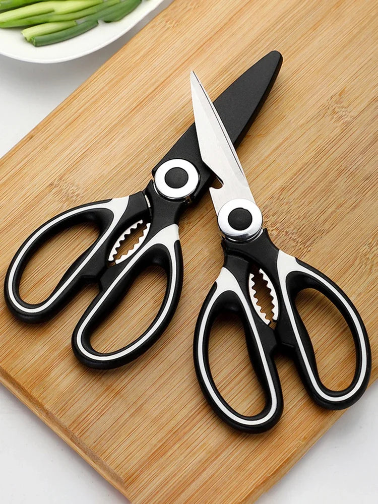 Premium Stainless Steel Kitchen Food Shears Scissors. Multifunction