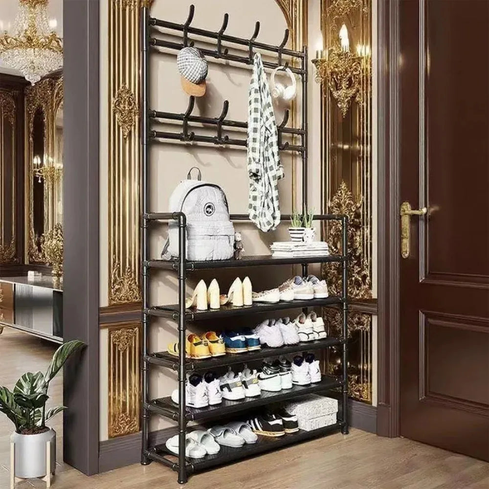 Large-Capacity Entryway Shoe Rack Organizer  for Shoes Bags & Slippers,