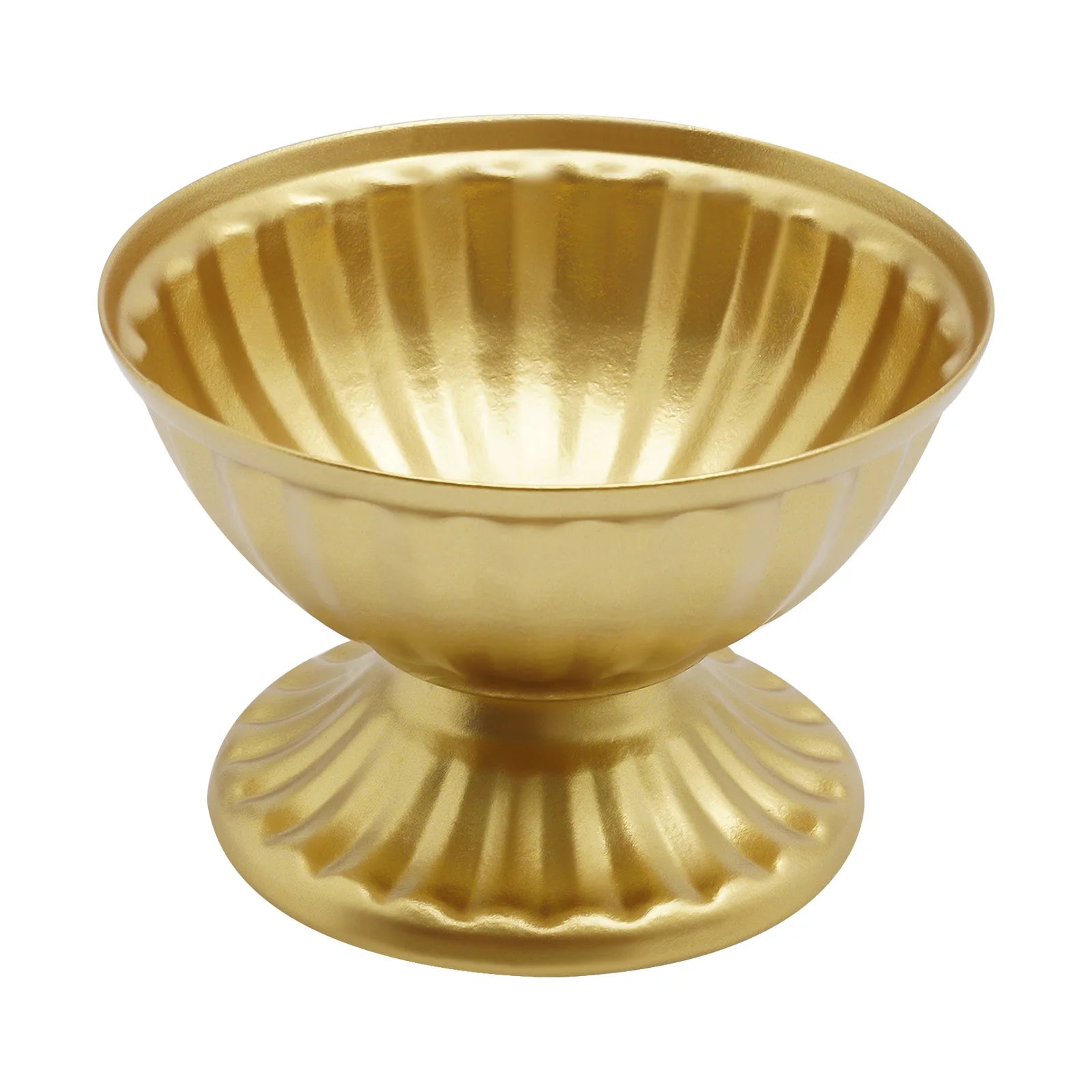 10 PCS Mini Vase Bright Golden Metal ,  Flower Arrangement