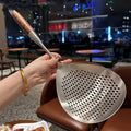 Stainless Steel Spider Strainer Skimmer Ladle , Kitchen Utensils Wire