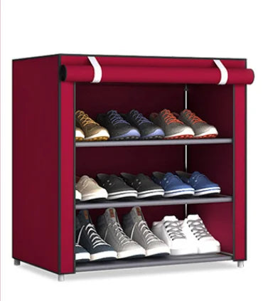 Shoes Organizer Rack Multilayer Dustproof  Storage Space-saving