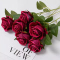 1/5/10/20pcs Artificial  Realistic Fake Rose Flowers