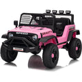 12V Kids Ride On Truck  w/Parent Remote , 3 Speeds, Emergency Braking, LED Lights, Music & Horn Kids