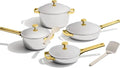titanium pro cookware set (4-piece)  | nonstick no-coat ,  stainless steal