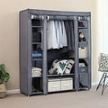 69" Portable Clothes Closet Wardrobe Storage Organizer with Non-Woven Fabric  Extra Strong and Durable