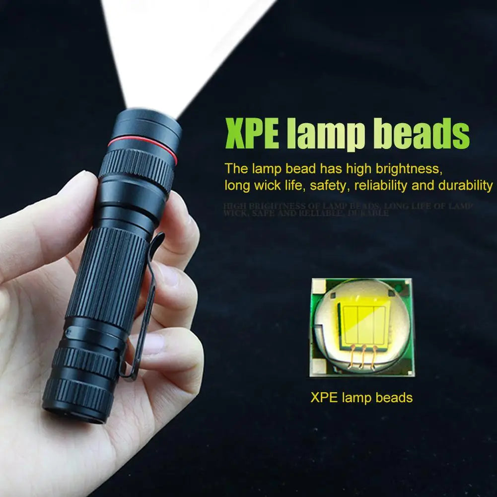 Handheld Flash Light USB Charging Waterproof Mini