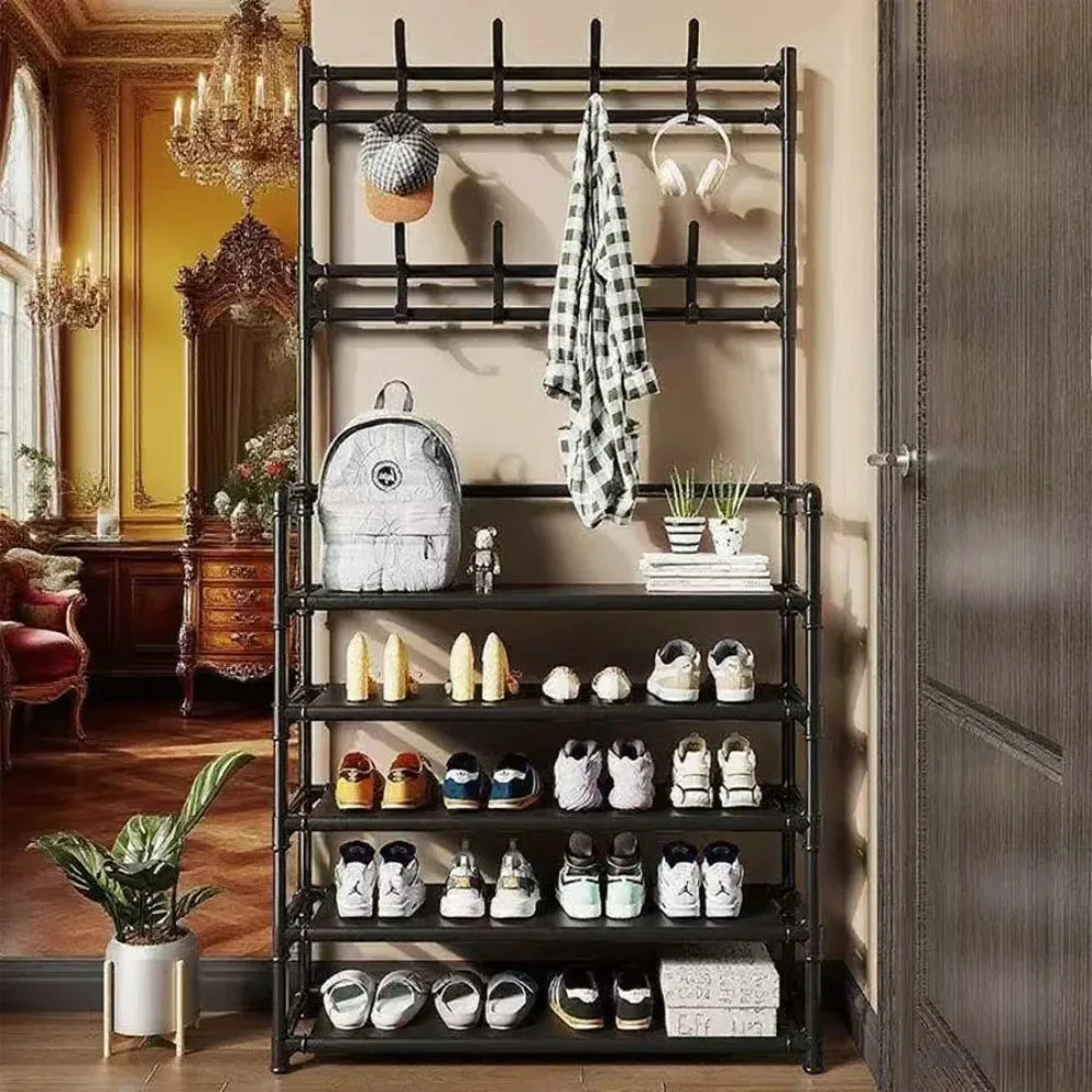 Large-Capacity Entryway Shoe Rack Organizer  for Shoes Bags & Slippers,