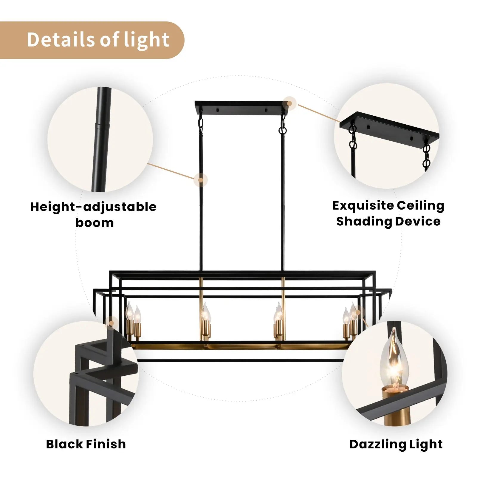 Chandelier for Table Dining Room Kitchen Island Bar Light Pendant  Lusters Luminaires