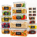 40pcs Food Storage Containers with Lids Airtight (20 Lids &20 Containers) - Leakproof