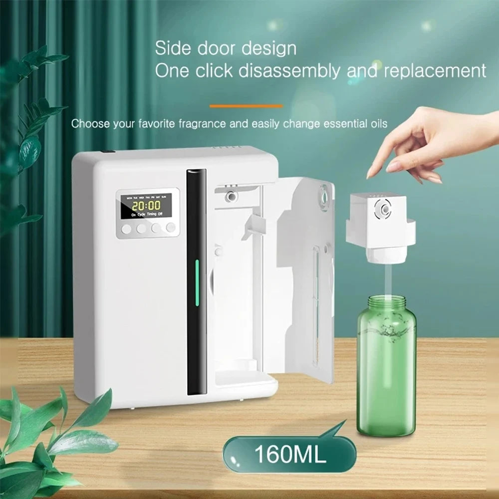 Wall Mounted Aroma  Diffuser With Bluetooth & Essential Oil Fragrance