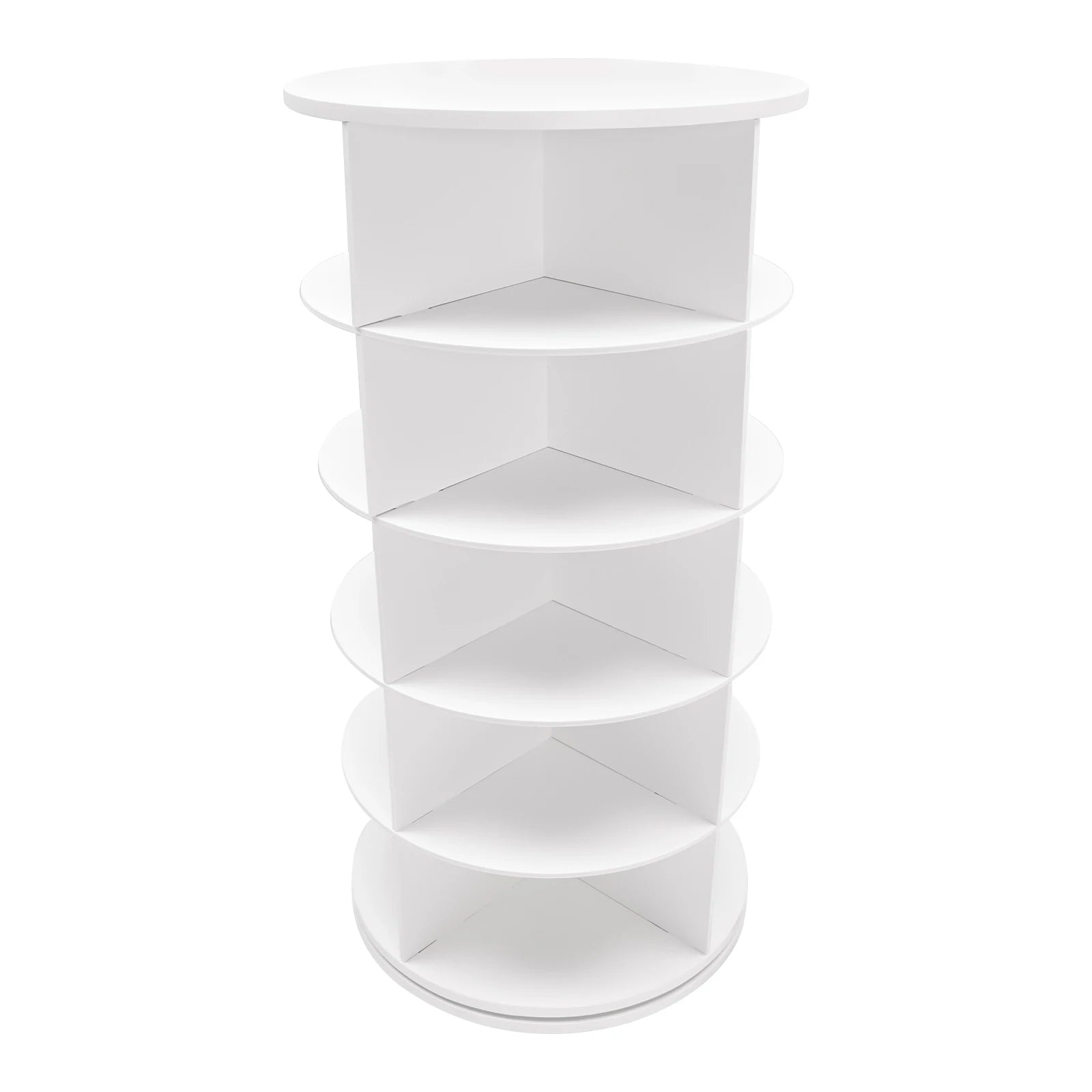  5 Tier 360 Rotating Shoe Rack Tower Holds 20 pairs of Shoes for Bedroom, Entryway, & Closets