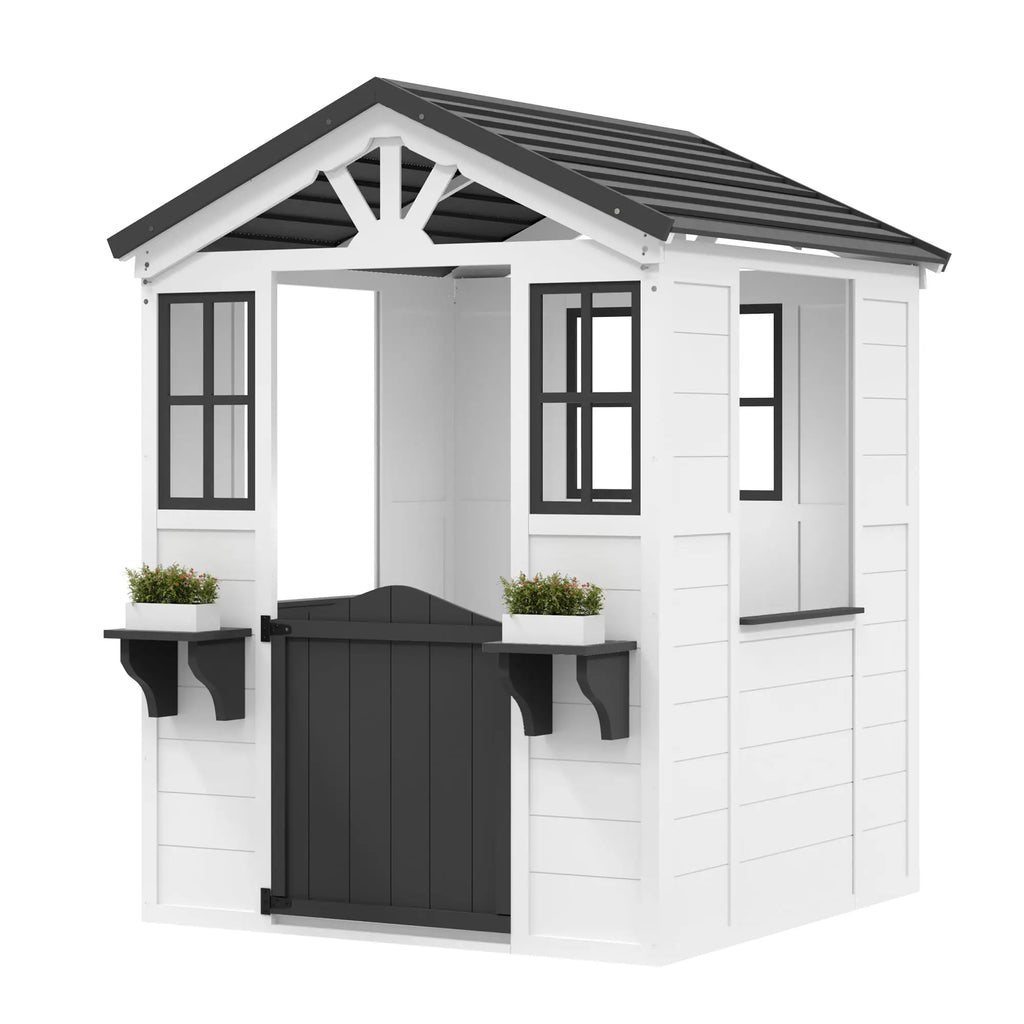 Wooden Play House for Kids,  Outdoor Cottage, Cedar